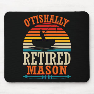 Mousepad Pescaria O'fishally Aposentado Pedreiro