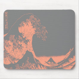 Mousepad Pêssego e Cinza Wave do Excelente