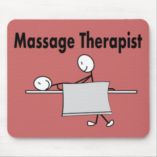 Mousepad Pessoa da vara do terapeuta da massagem