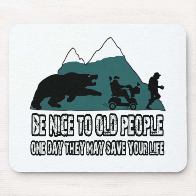Mousepad Pessoas adultas engraçadas (Frente)
