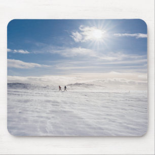 Mousepad Pessoas andando sobre a neve, Islândia