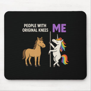 Mousepad Pessoas Com Faces Originais E Me Unicorn Horse Pr