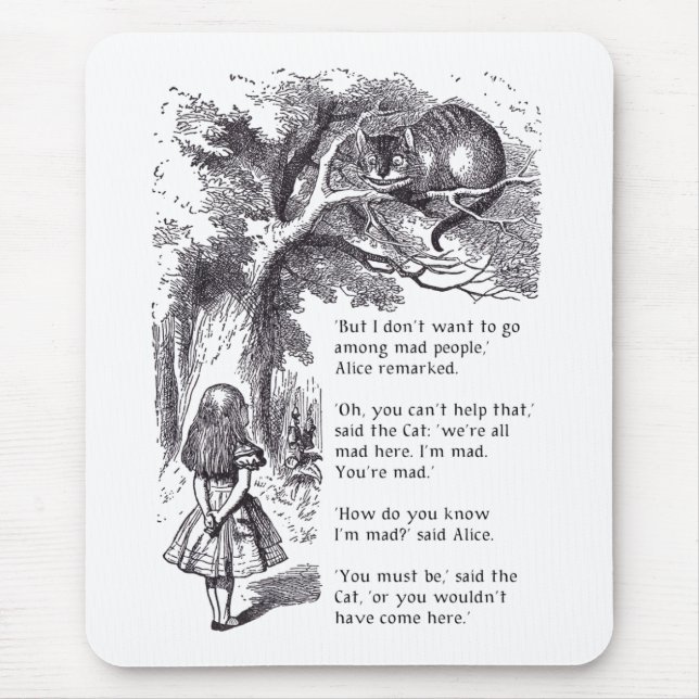 Mousepad Pessoas loucas (Frente)