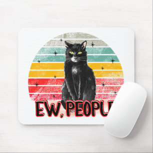 Mousepad Pessoas Ow Pretas para Vintage