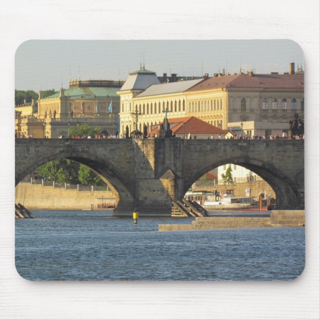 Mousepad Peste de mouse personalizada Praga / Praha (Frente)