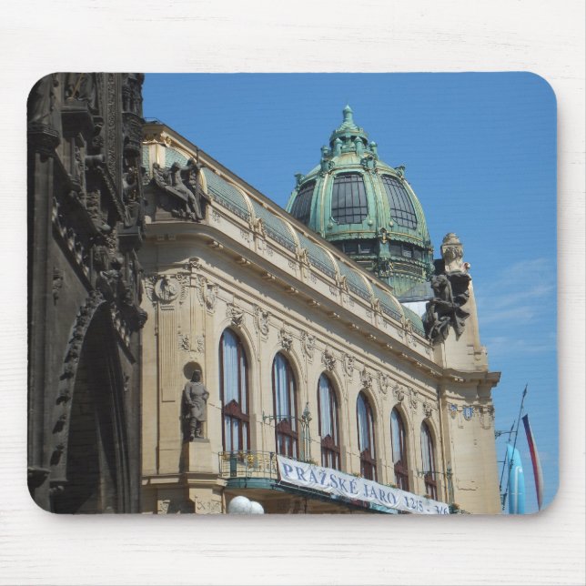 Mousepad Peste de mouse personalizada Praga / Praha (Frente)