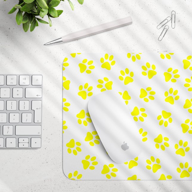 Mousepad Pestor De Patas, Patas De Cães, Patas Amarelas (Criador carregado)