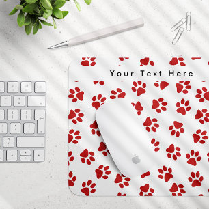 Mousepad Pestores De Patas, Patas De Cães, Patas De Gato, P