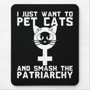 Mousepad Pet gatos e quebra o patriarcado - novidade