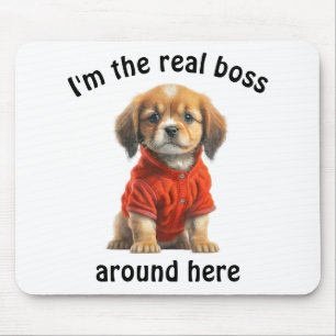 Mousepad Pet Photo Boss Dog Personalizado