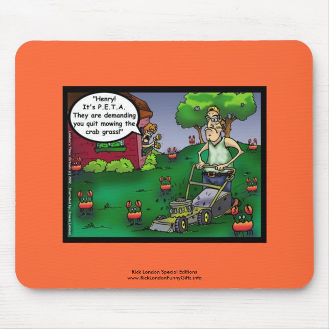 Mousepad PETA & O Rato de desenho animado Crabgrass - Mouse (Frente)