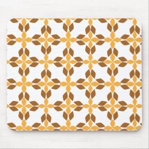 Mousepad pétala de flor castanha