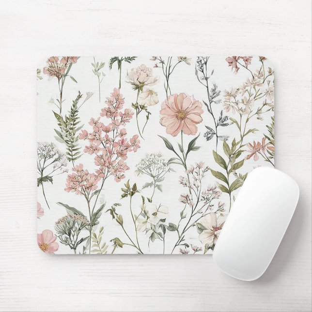 Mousepad Pétalas Serenas (Com mouse)
