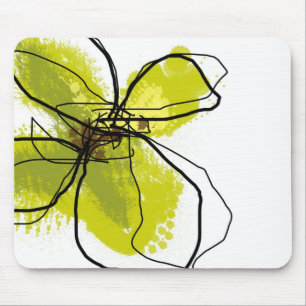 Mousepad Pétalas verdes - tapete do rato