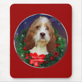 Mousepad Petit Basset Griffon Vendeen presentes de Natal