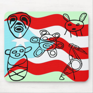 Mousepad Petroglifos Taínos