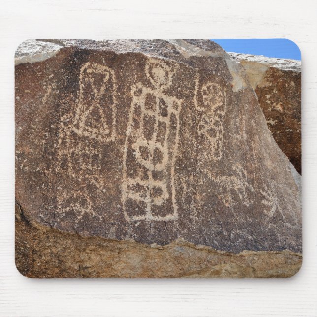 Mousepad Petroglyph indiano antigo - Nevada (Frente)