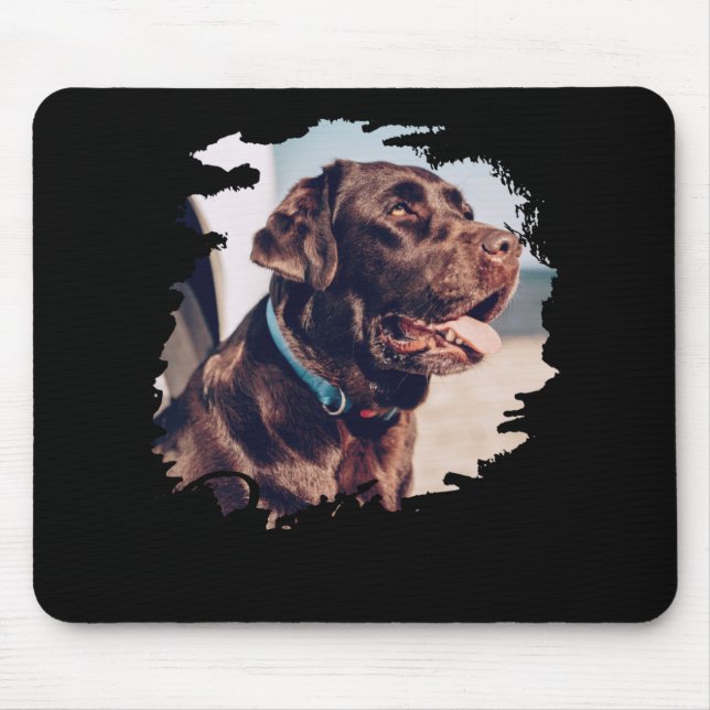Mousepad Pets Simple Modern Cool Tygraphy Name And Photo T  (Frente)