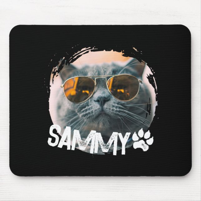 Mousepad Pets Simple Modern Nge Cool Name And Photo  (Frente)