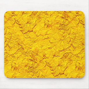 Mousepad Petunias Esculpidas, Pasta-Mão Amarela