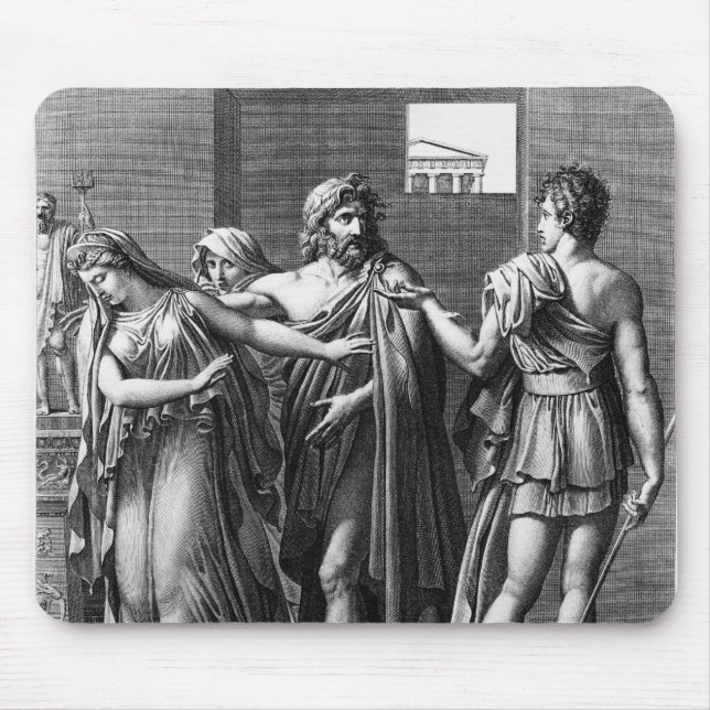 Mousepad Phaedra, Theseus e Hippolytus (Frente)