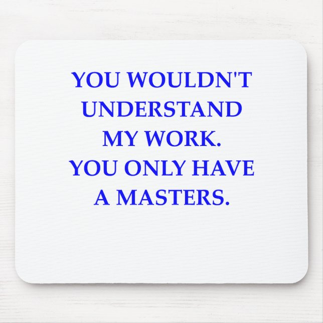 Mousepad phd (Frente)