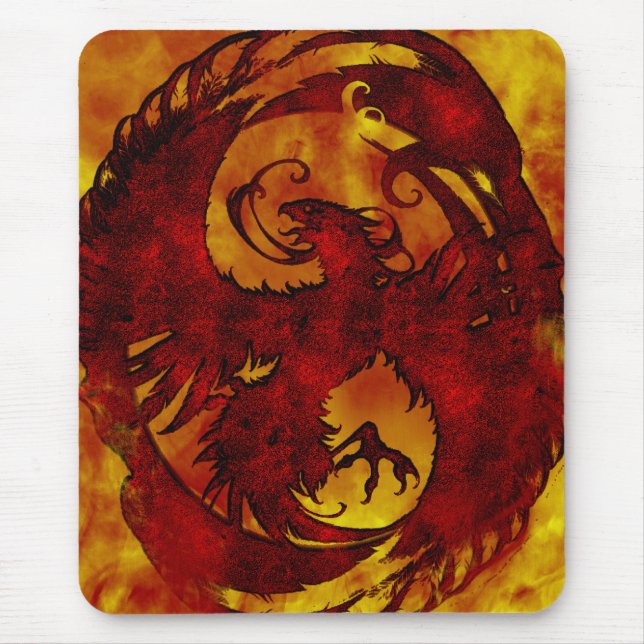Mousepad Pheonix Ascensão Fantasy 2 (Frente)