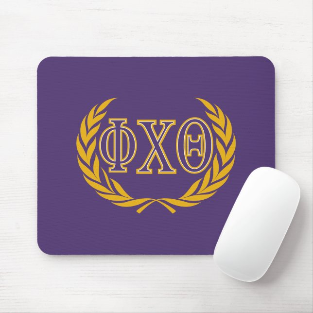 Mousepad Phi Chi Theta | Grego com Coroa (Com mouse)