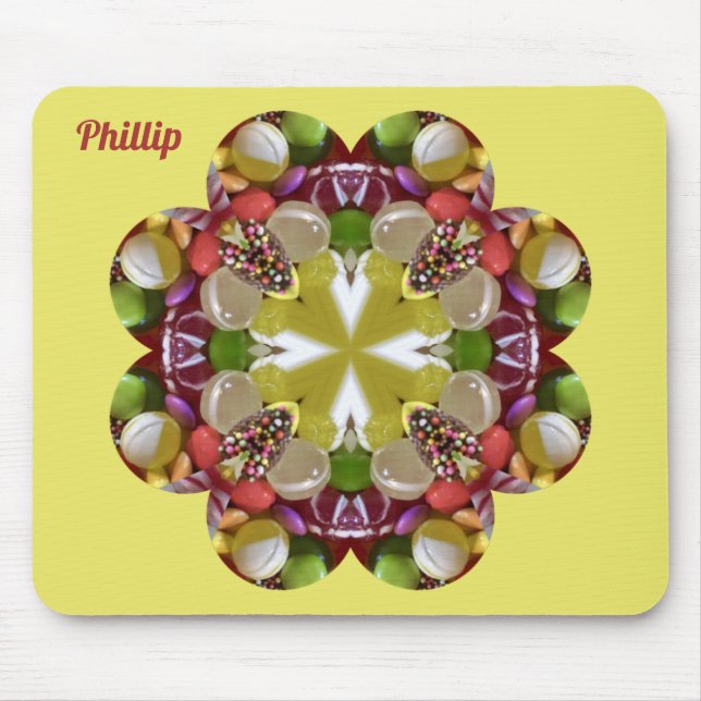 Mousepad PHILLIP ~ TRATOS PÁSCOAS ~ Candy, Sweets Bright ~ (Frente)