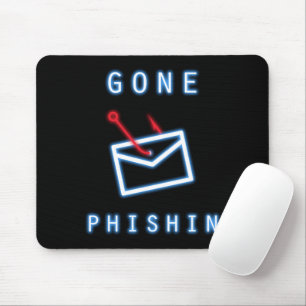 Mousepad Phishin' Gone - Vermelho e Azul