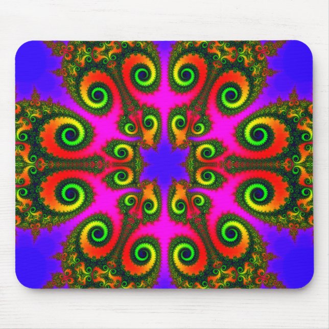 Mousepad Phoenix Flower Fractal (Frente)