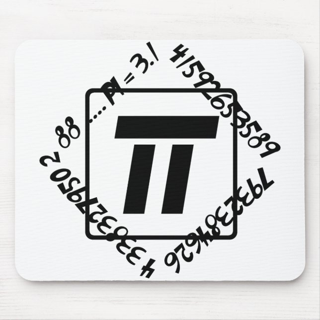 MOUSEPAD PI = 3,14159265358979323846264338327950288 (Frente)