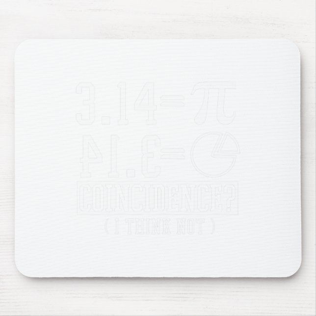 Mousepad Pi 3.14 14 de Matemática Feliz Coincidência de Ani (Frente)