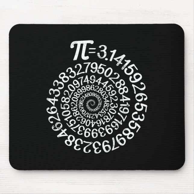Mousepad Pi = 3,14 Ste Do Geek De Ciência Da Matemática Esp (Frente)