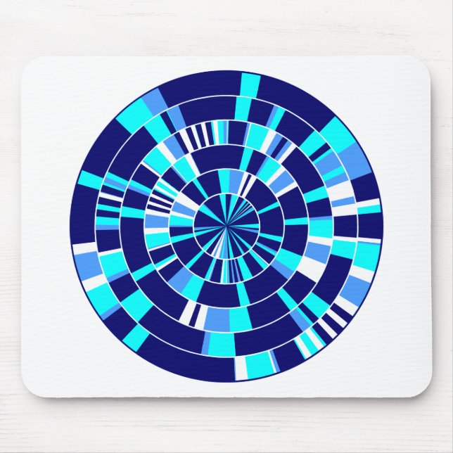 Mousepad Pi Abstrato 07 - On White (Frente)