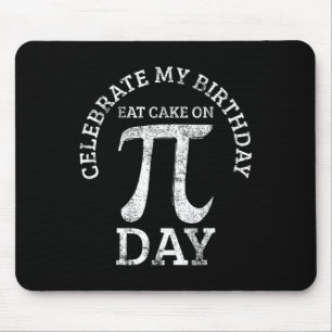 Mousepad Pi Birthday Math Day Vintage