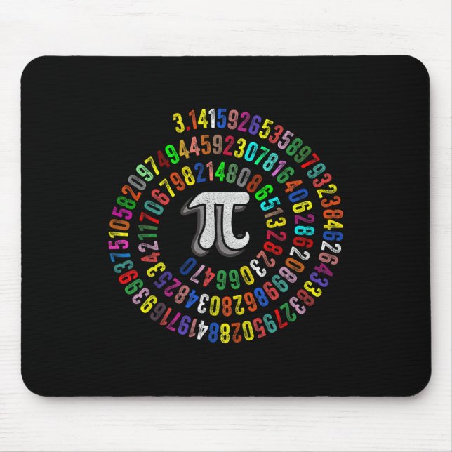 Mousepad Pi Day 3.14159 Pi - Símbolo Ciência E Professor De (Frente)