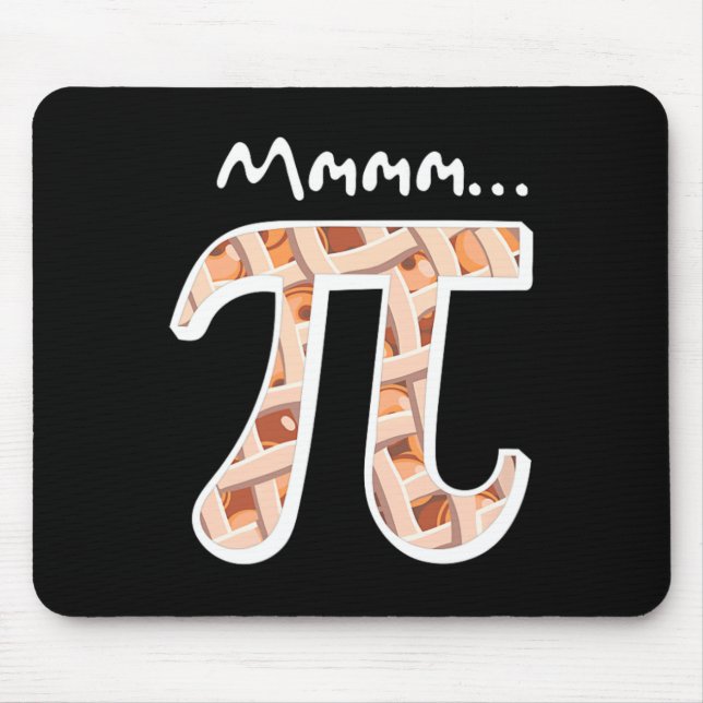 Mousepad Pi Day Mmm Pi Shirt Engraçado Mmmm Pi Pi Na Pie (Frente)
