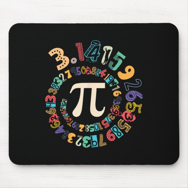 Mousepad Pi Day Vintage Número 3 (Frente)