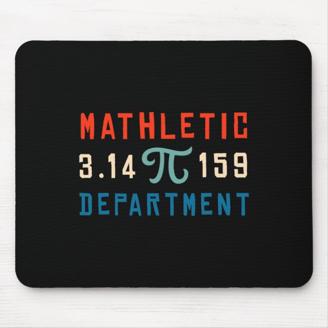Mousepad Pi Dia 2025 Matemática do Lover Matemático Depar (Frente)