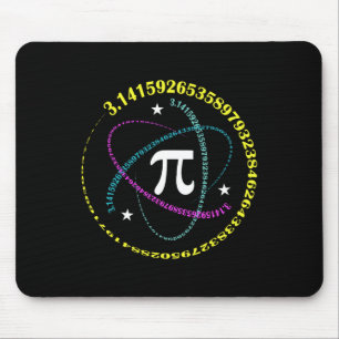 Mousepad Pi Dia 3.14 Pi Dia Engraçado Matemática Pão Feliz
