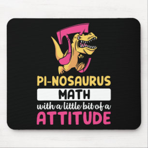 Mousepad Pi Matemática Dinossaur Dino Pi Dia