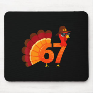 Mousepad Piada 67 Meme de Peru Humor de Ação de Graças Desi