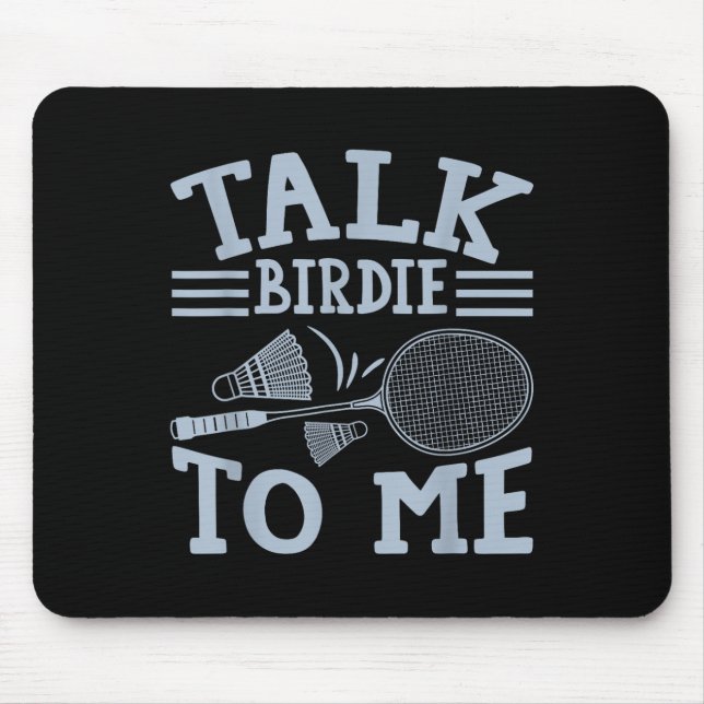 Mousepad Piada de Jogo de Combinação do Jogador de Badminto (Frente)