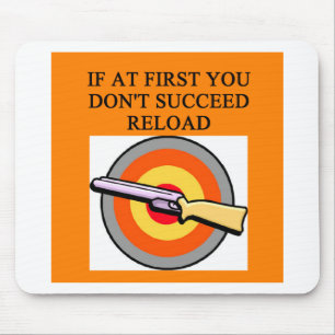 Mousepad piada do proprietário de arma