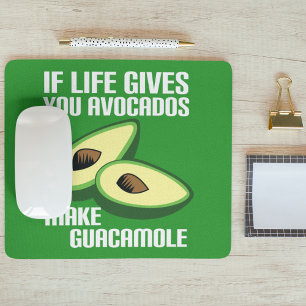 Mousepad Piada engraçada do abacate do Guacamole