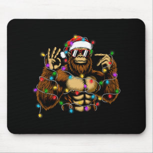 Mousepad Piada Six Seven 6 7 Meme Bigfoot Luzes de Natal 