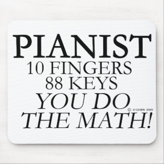 Mousepad Pianista 10 Dedos 88 Teclas