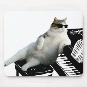 Mousepad Pianista de gato cego
