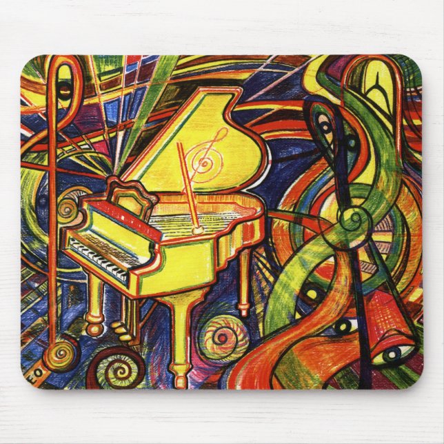 Mousepad Piano de cauda (Frente)